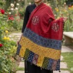 Rangrezana Ajrakh Cotton Dupatta - Image 6
