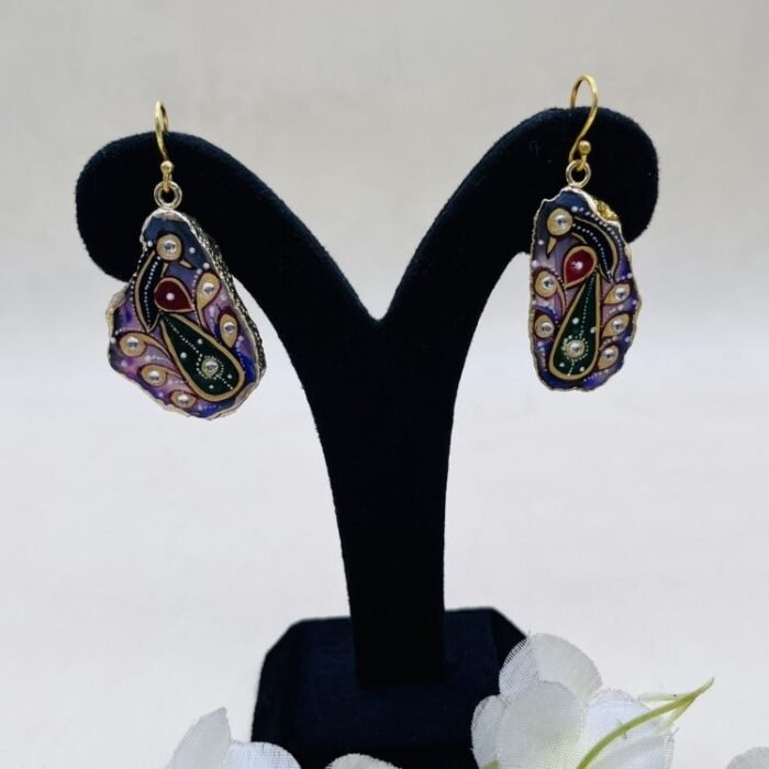 Rangriti Meenakari Agate Jewelry Set - Image 4