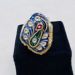 Rangriti Meenakari Agate Jewelry Set - Image 5