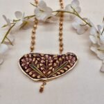 Rangsaaz Meenakari Agate Necklace