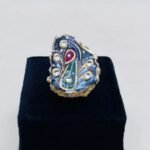 Rooh-e-Rang Meenakari Agate Jewelry Set - Image 5