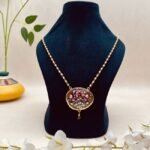 Roopkala Meenakari Agate Necklace - Image 3