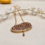 Satrangi Rooh Meenakari Agate Necklace