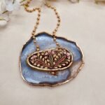 Satrangi Rooh Meenakari Agate Necklace - Image 4