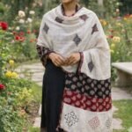 Satrangi Safar Ajrakh Cotton Dupatta - Image 2