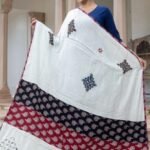 Satrangi Safar Ajrakh Cotton Dupatta - Image 10