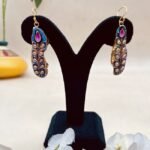 Sheesh Mahal Meenakari Agate Jewelry Set - Image 3