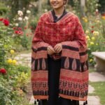 Sunehri Ajrakh Modal Silk Stole - Image 3