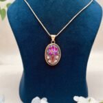 Sunehri Katha Meenakari Agate Jewelry Set - Image 2