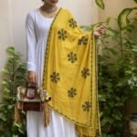 The Artisan Tale Ajrakh Cotton Dupatta - Image 4