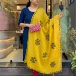 The Artisan Tale Ajrakh Cotton Dupatta - Image 2