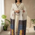 The Royal Ajrakh Cotton Dupatta - Image 3
