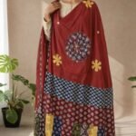 Virasat Touch Ajrakh Cotton Dupatta - Image 7