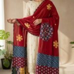 Virasat Touch Ajrakh Cotton Dupatta - Image 6