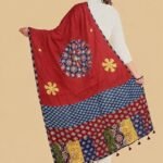 Virasat Touch Ajrakh Cotton Dupatta - Image 5