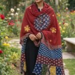Virasat Touch Ajrakh Cotton Dupatta - Image 9
