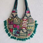 Dark Green Matka Banjara Bag - Image 5