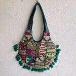 Dark Green Matka Banjara Bag - Image 2
