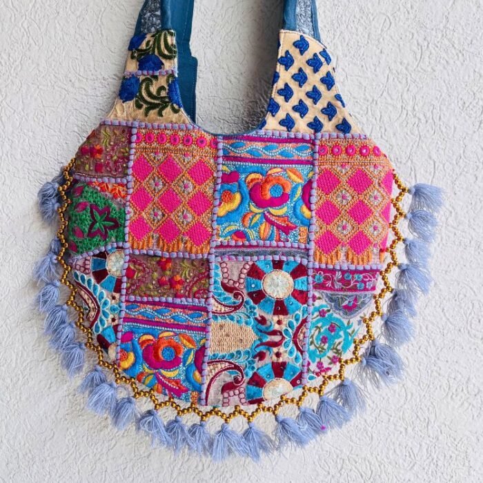 Grey Matka Banjara Bag - Image 3