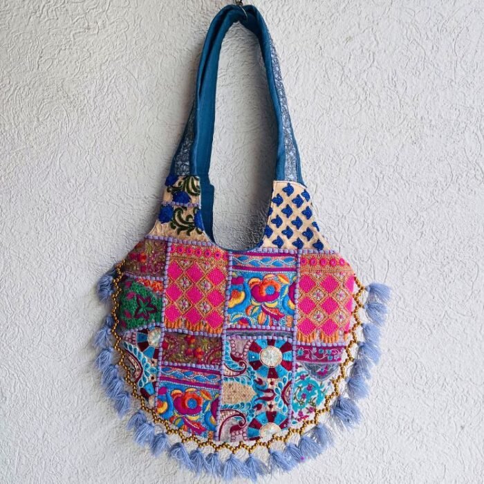Grey Matka Banjara Bag - Image 2