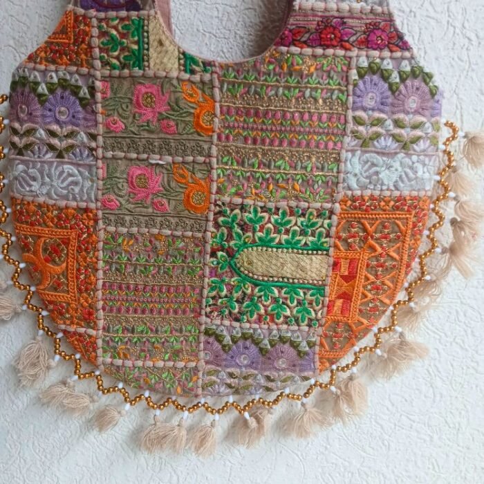Beige Matka Banjara Bag - Image 3