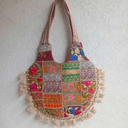 Beige Matka Banjara Bag