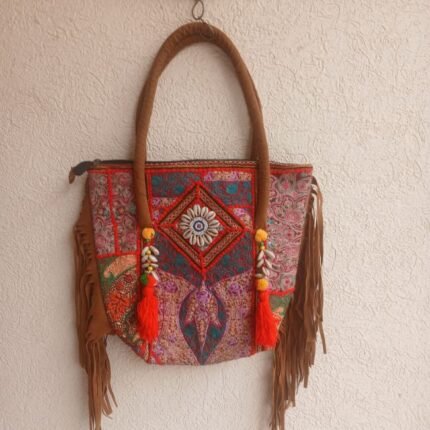 Tote Loomarae Red Banjara Bag