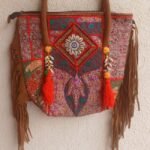 Tote Loomarae Red Banjara Bag - Image 2