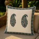 Gulshan Twin Block Print Cushion Cover Set of 2 - Image 2