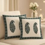 Gulshan Twin Block Print Cushion Cover Set of 2