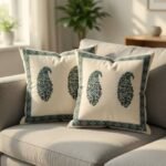 Gulshan Twin Block Print Cushion Cover Set of 2 - Image 5