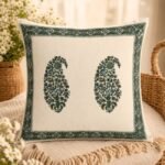 Gulshan Twin Block Print Cushion Cover Set of 2 - Image 4