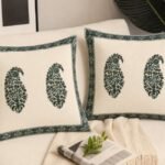 Gulshan Twin Block Print Cushion Cover Set of 2 - Image 3