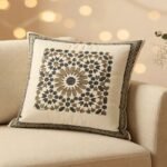 Jaal Medallion Block Print Cushion Cover Set of 2 - Image 6