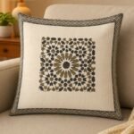 Jaal Medallion Block Print Cushion Cover Set of 2 - Image 2