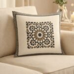 Jaal Medallion Block Print Cushion Cover Set of 2 - Image 5