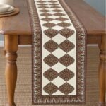 Rangmahal Rani Jaal Hand Block Printed Cotton Table Runner - Image 3