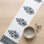 Aangan Riwaayat Hand Block Printed Cotton Table Runner - Image 5