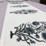 Aangan Riwaayat Hand Block Printed Cotton Table Runner - Image 4