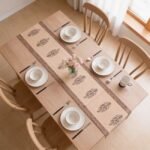 Charbagh Bloom Hand Block Printed Cotton Table Runner - Image 4