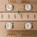 Charbagh Bloom Hand Block Printed Cotton Table Runner - Image 6
