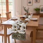 Gulrang Jaal Hand Block Printed Cotton Table Runner - Image 5