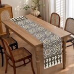 Heritage Jaal Hand Block Printed Cotton Table Runner - Image 9
