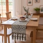 Heritage Jaal Hand Block Printed Cotton Table Runner - Image 2