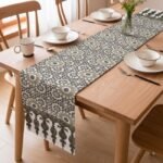 Heritage Jaal Hand Block Printed Cotton Table Runner - Image 4