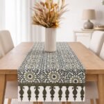 Heritage Jaal Hand Block Printed Cotton Table Runner - Image 7