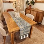 Heritage Jaal Hand Block Printed Cotton Table Runner - Image 8