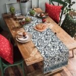Mehfil Bagh Hand Block Printed Cotton Table Runner - Image 5