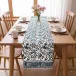 Mehfil Bagh Hand Block Printed Cotton Table Runner - Image 6