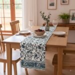 Mehfil Bagh Hand Block Printed Cotton Table Runner - Image 3